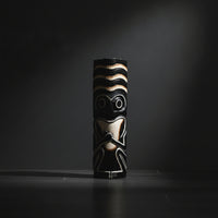 Tribal Pole Ornament Tribal Pole Figure Boho Figure on Stand Cafe