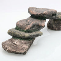Snake Hide and Turtle Basking Ledge, Multi-Zone Hide Resin for Reptiles and Geckos, Realistic 33cm Ledge for Climbing and Basking