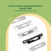 Sliding Door Lock Latch, Adjustable Hook Lock, Zinc Alloy Retainer, Pane Patio Door Hardware Replacement