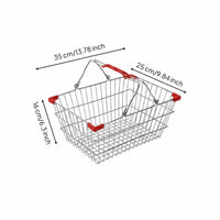 Wire Mesh Shopping Carrier Reinforced Metal Shopping Carrier Open Top