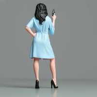 1:18 Figure Mini Scene Painted Lady Figurine High-Precision for Collectors