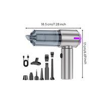 Handheld Car Vacuum Rechargeable Cordless Car Vacuum Compact Size for Home