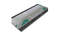 Airport Layout Mat with Landing Strip Realistic Airport Display Base Large Board for Aviation Diorama