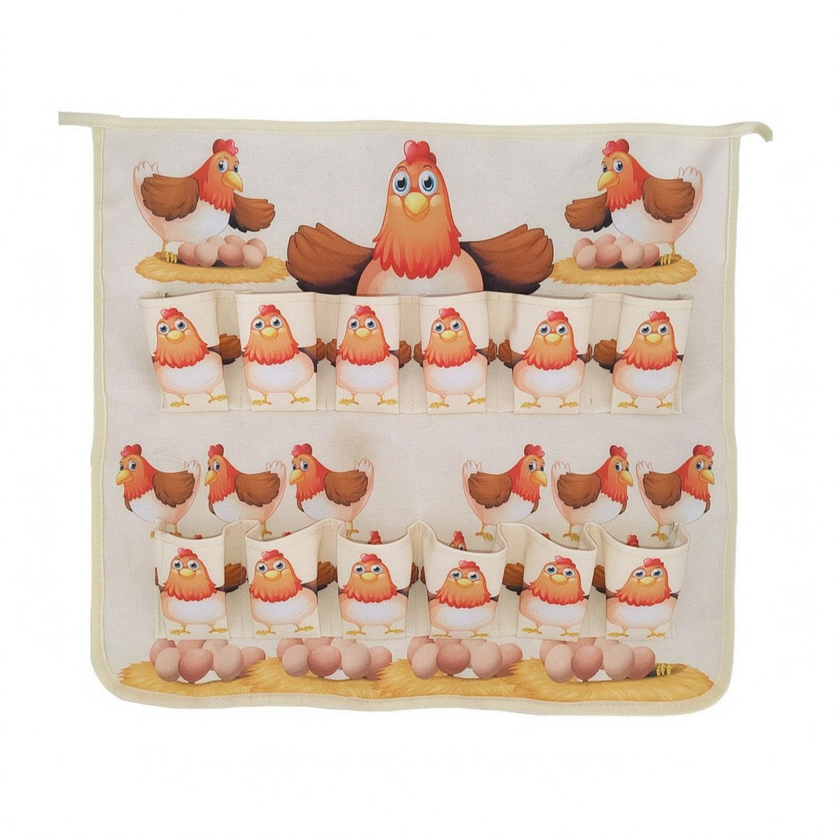 Egg Collecting Apron Beige Egg Gathering Apron Rustic Farmhouse Style