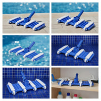 Pool Vacuum Head with Wheels Manual Pool Vacuum Head Smooth for Swimming Pools