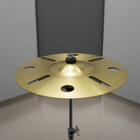 10 Inch Hole Cymbal Alloy Effects Cymbal Brilliant Finish Musical Instrument Controlled Sustain for Drum Kit
