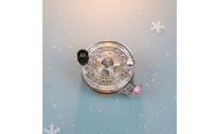Right-handed transparent ice reel