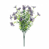 Greenery Eucalyptus Butterfly Spray Realistic Look Artificial Butterfly Branch Reusable Artificial Eucalyptus Stem for Tabletop