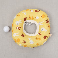 Soft Cat Cone Recovery with Cartoon Pattern, Soft Recovery Device After Surgery to Stop Licking, Drawstring Anti Bite Cat Recovery for Kittens