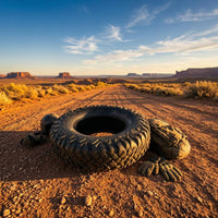 A-Pattern Tread Pattern Tire Black Vehicle Part for off-Road Use