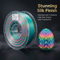 PLA Material 3D Printer Filament Silk Gradient, Consumables Rainbow for FDM, 1.75mm 1kg Spool