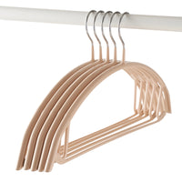 Semicircular Clothes Hanger PVC Coated Space Saving Pant Rack Metal Hook