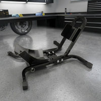 Heavy-Duty Motorcycle Parking Stand Cylindrical Motorcycle Stand with Cradle Universal Powder-Coated for Workshop