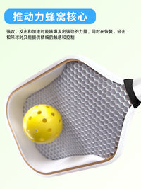Fiberglass Pickleball Paddle Set, 16mm Thick, 230g, Training Grade
