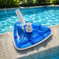 Triangular Vacuum Head Heavy Duty Transparent Pool Vacuum Head Easy to Clean