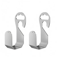 Stainless Steel Hose Hanger Silver Finish Wall Mount Hose Hanger Brushed Metal