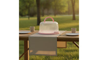 Transparent Cake Carrier with Dome Clear Cake Carrier with Handle Portable Reusable for Home Bakers, Parties, Kitchen