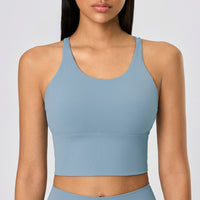 Sports Bras for Women with Built-In Support for Running and Fitness, Moisture Wicking Tank Tops for Gym with Wide Design