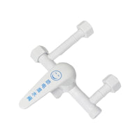 Temperature-Control Mixing Valve, Electric Water Heater Shower Faucet, Cold and Hot Water blender, Wall-Mounted U Bend, Universal for Bathroom