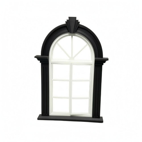 Miniature Window Scene Tabletop Lattice Window Prop Openable