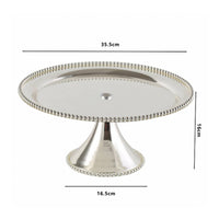 Pedestal Cake Stand Wedding Decoration footed Fruit Tray Elegant Single Tier Dessert Plate for Banquet