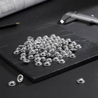 100 Pieces Roofing Screw Cap Waterproof Fastener Domed for Outdoor Metalwork