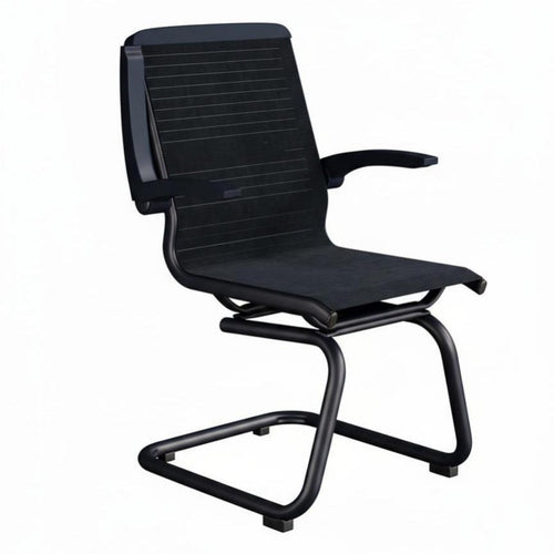 Cantilever Game Chair C-Shaped Base Indoor Seating 360-Degree Swivel for Bedroom