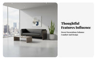 Modern Design Sofa and Coffee Table Set Minimalist design Reception Seating Professional Look Office Furniture Sturdy Construction for Businesses, Business Owners, Interior Designers, Hotel Lobby, Guest Area, Waiting Room, Lounge