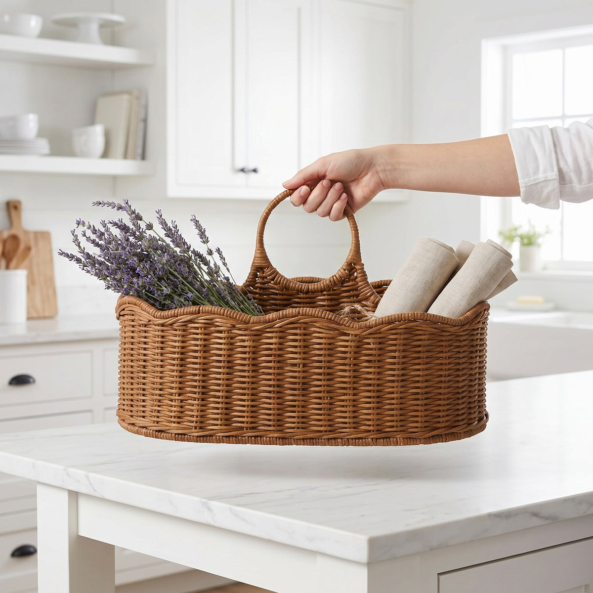Woven Faux-rattan