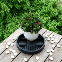 Plant Saucers for Outdoor Plants, Thickened PP Material Round Tray, Drip Tray for Potted Plant, Single Landing Type Sturdy Plant Trays