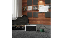 Built-in Battery Electric Guitar Amp Plug-and-Play Bluetooth Guitar Amp Two Channel Practice Amplifier for Outdoor Performance, Travel