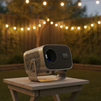 Display Device with Stand Portable Smart Display Device Compact for Movie Nights, Home Entertainment