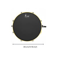 Matte Finish Marching Snare Drum Metal Shell 14 Inch Snare Drum Sturdy Build for Students, Beginners, School Band