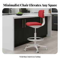 Adjustable Saddle Stool Modern modern bar Chair 360-Degree rotate for residents