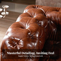 Chesterfield Sofa Traditional design Chesterfield Settee Deep Button Tufting timeless Design for Interior Designers, Villa