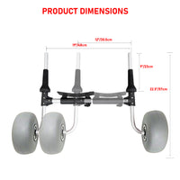 SANDWALKER Insertable Kayak Cart, Durable, for SOT Kayaks