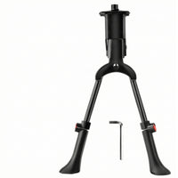 Spring-Loaded Double-Leg Kickstand Heavy-Duty Double-Leg Bike Stand Easy to Install Cycle Kickstand Universal Fit for Home Repairs