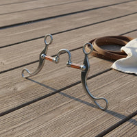 Stainless Steel Western Horse Bit Hand Polished Copper Barrel Horse Bit More Advanced Control Equestrian Gear