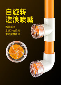 鱼缸旋转造浪出水口改装配件海水缸侧滤背滤风扇喷嘴造流水管接口