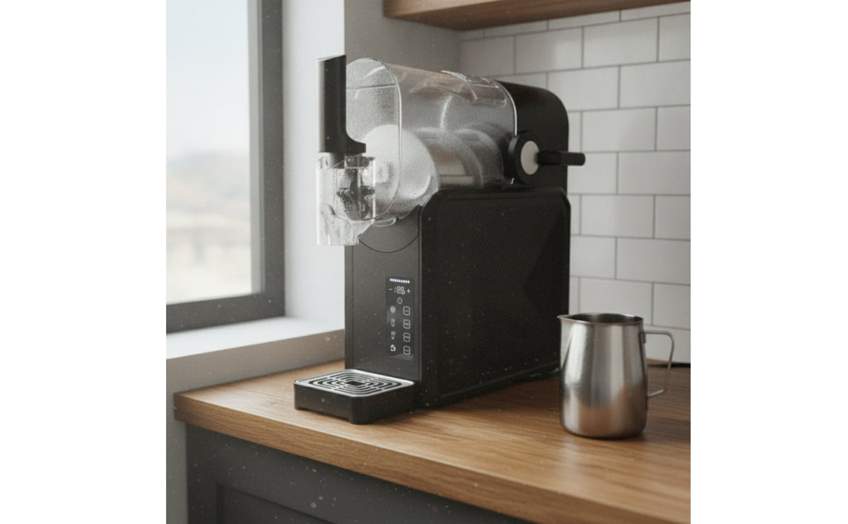 Countertop Chilled Drink Machine Compact Slush Machine Easy-Clean Appliance Smooth for Home Gatherings