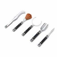 5 Pieces Tea Ceremony tool with Wooden Handles Traditional Set Practical for Hosts