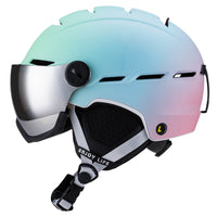 Gradient Ski Helmet with Integrated Goggles for Adults