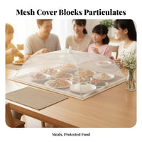 Collapsible Mesh Food Tent Foldable Instant-Expand Food Umbrella Easy to Clean