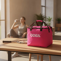 Foldable Tennis Ball Bag Zippered Tennis Ball Storage Bag Oxford Breathable for Coaches, Practice
