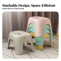 Portable Short Stool Sturdy and long-finaling Household Furniture adaptable