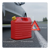 Plastic Gas Can Heavy Duty HDPE Jerry Can for Road Trip