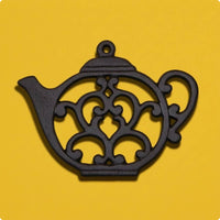 Cast Iron Trivet Heavy Duty Metal Heat Mat Rustic Finish