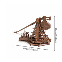 DIY Trebuchet Model Kit Educational Ancient War Machine Model for Hobbyists
