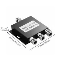 N-Type Power Divider Stable Performance RF Power Splitter Aluminum Alloy