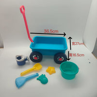 儿童沙滩玩具海边戏水城堡沙滩桶沙模沙滩铲沙漏花洒手推车工具套